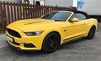 Mustang V8 GT Convertible for hire